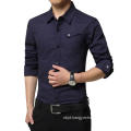 High Quality Men′s Long Sleeve Men in Military Uniform Style Casual Shirt